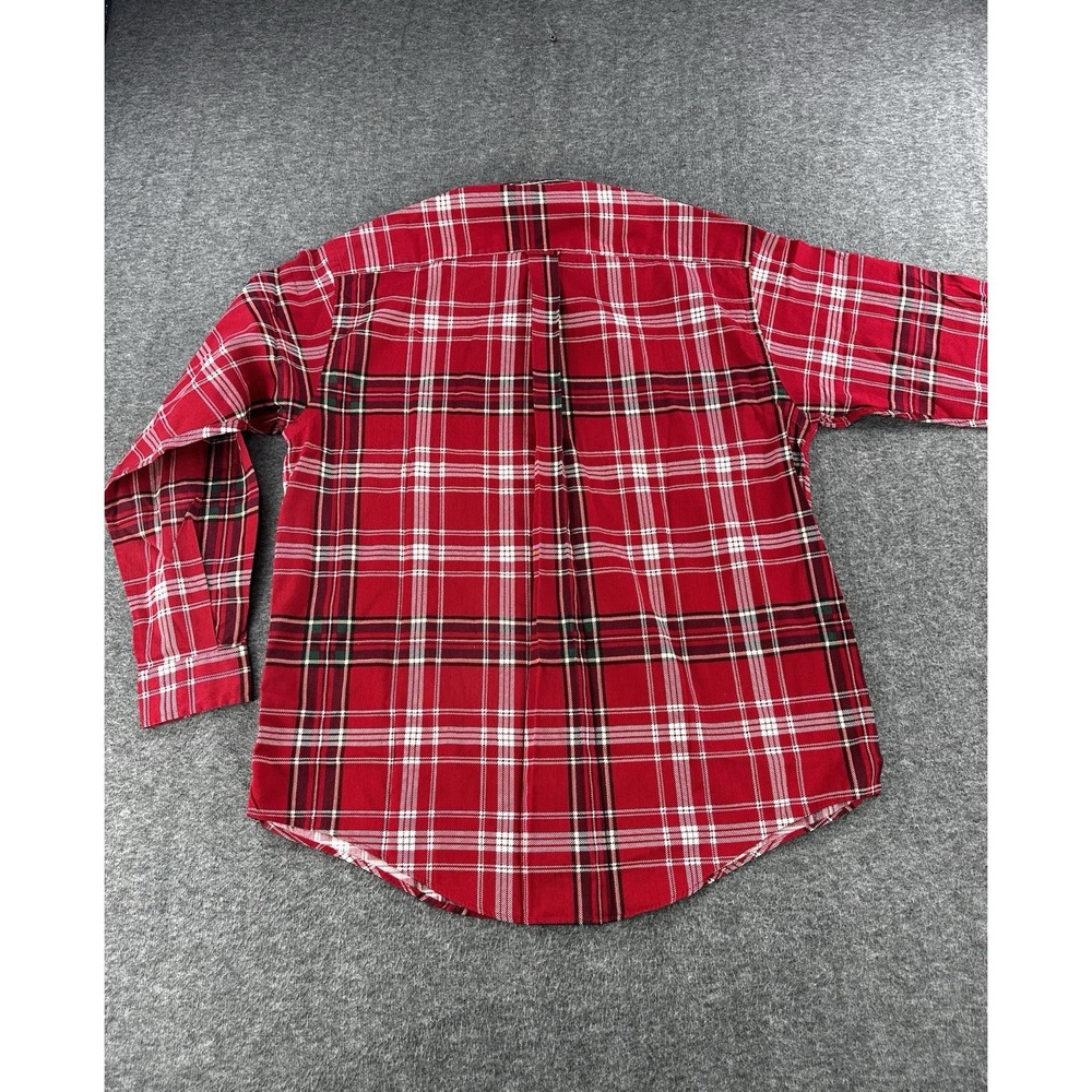 NWT Vintage Y2K Nautica Shirt Mens L Plaid Cottagecore 90s Preppy Long Sleeve - Picture 6 of 9